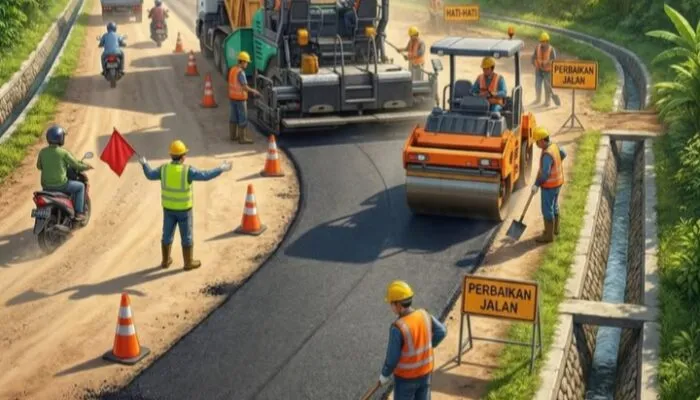 UPTD PJJWP IV Persiapkan Jalan Aman dan Nyaman Jelang Libur Panjang