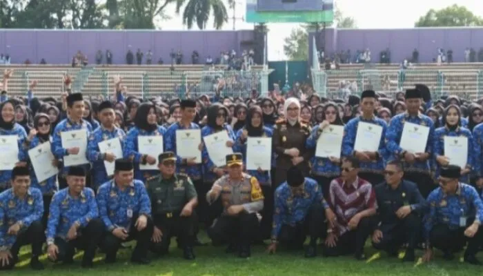 Ini Pesan Bupati Ciamis Saat Penyerahan SK Pengangkatan PPPK Paruh Waktu