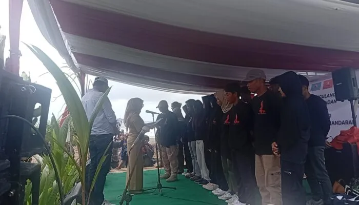 Bupati Pangandaran Kukuhkan Relawan Penanggulangan Bencana SPP, Siap Diberangkatkan ke Aceh