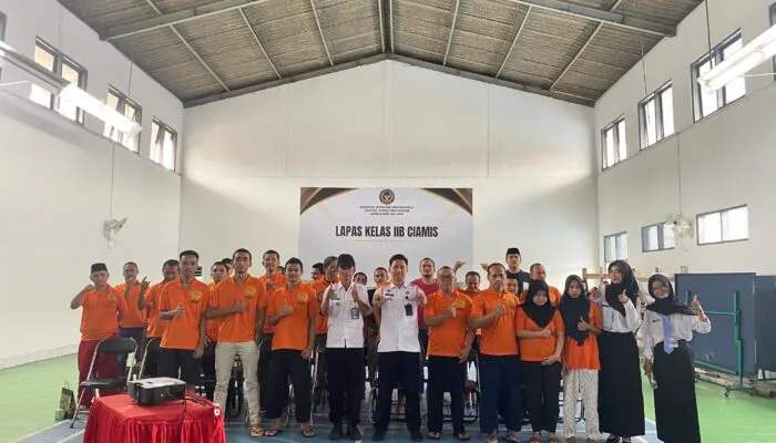 Tumbuhkan Kesadaran Berbangsa dan Bernegara, Warga Binaan Lapas Ciamis Ikuti Penyuluhan Wawasan Nusantara