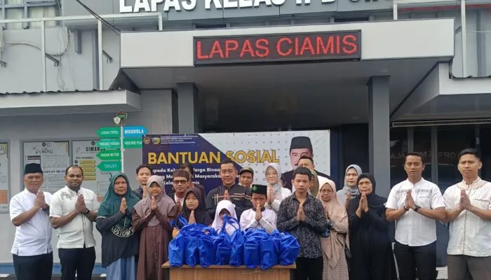 Dari Balik Tembok Lapas, Kepedulian Lapas Ciamis Hadir Lewat Bakti Sosial untuk Masyarakat