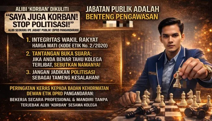 Tian Kadarisman: Jabatan Publik Bukan Tameng Hindari Tanggung Jawab Etik