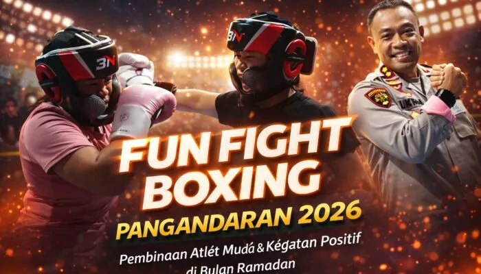 Kapolres Pangandaran Buka Fun Fight Boxing 2026, Wadah Pembinaan Atlet Muda di Bulan Ramadan