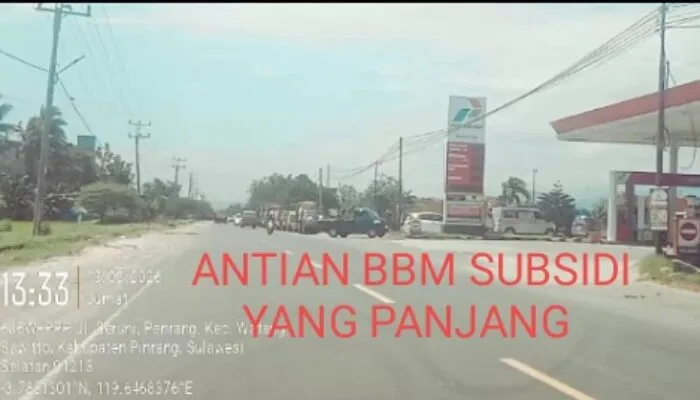 MAFIA BBM BERSUBSIDI DI KABUPATEN PINRANG DIDUGA BERJALAN LANCAR DAN AMAN.
