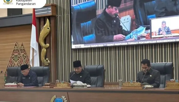 DPRD Pangandaran Tetapkan Rekomendasi LKPJ 2025, Ketua DPRD Tekankan Evaluasi Kinerja Pemda