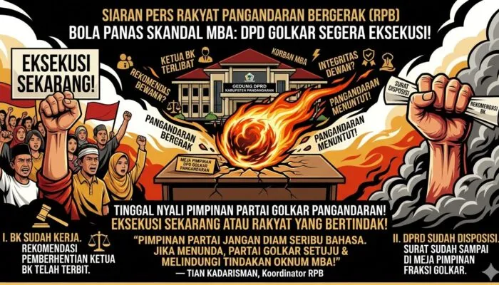 Golkar Diuji! RPB Tagih Nyali Partai Tindak Oknum DPRD Terseret Skandal MBA