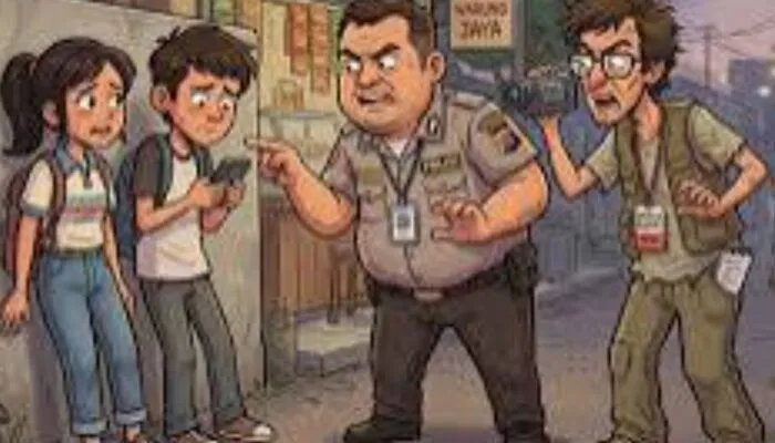 Modus Ngaku Polisi Terbongkar, Pria Diduga Oknum Wartawan Resahkan Warga Pangandaran