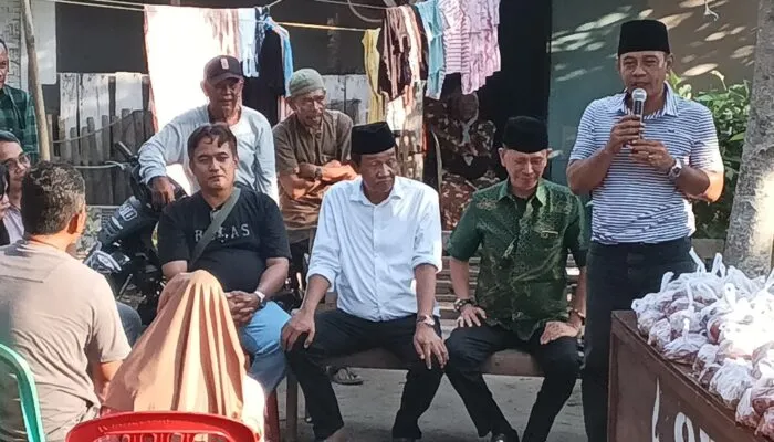 Ketua DPRD Pangandaran Hadiri Penyembelihan Hewan Kurban Serikat Petani Pasundan di Wonoharjo