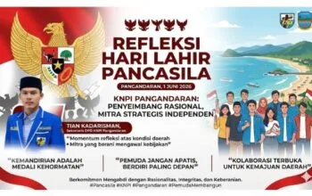 Refleksi Hari Lahir Pancasila, KNPI Pangandaran Tegaskan Peran sebagai Penyeimbang Rasional dan Mitra Pembangunan Daerah