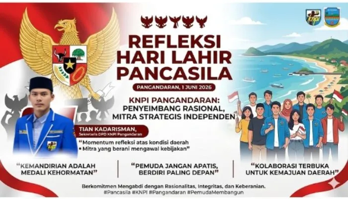 Refleksi Hari Lahir Pancasila, KNPI Pangandaran Tegaskan Peran sebagai Penyeimbang Rasional dan Mitra Pembangunan Daerah