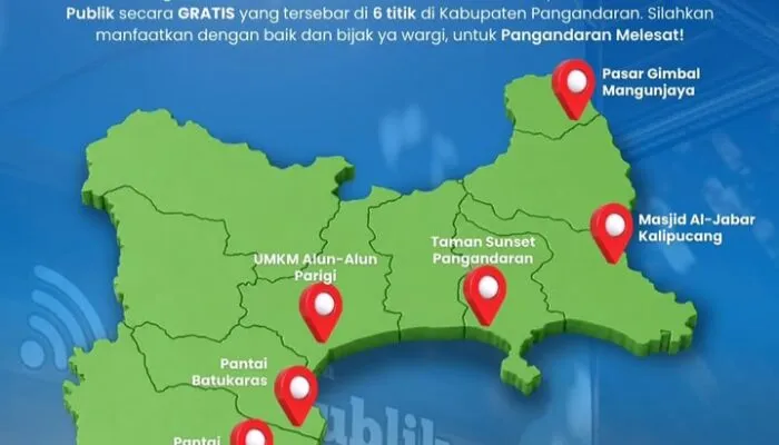 Pemeda Kabupaten Pangandaran Luncurkan Program Layanan WiFi Publik Gratis