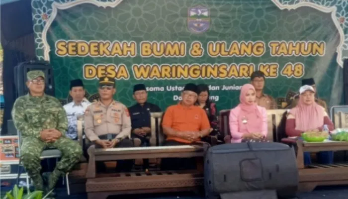Menyambut Tahun Baru Islam 1448 H dan HUT Desa, Pemdes Waringinsari Gelar Sedekah Bumi