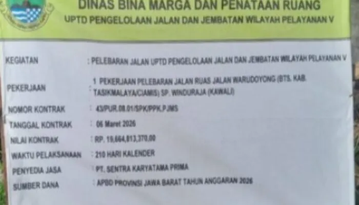 Giat UPTD PJJWP V Dalam Melaksanakan Pembangunan Infrastruktur Jalan Provinsi