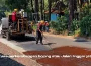 Rekontruksi Jalan Linggarjati Sepanjang 1,9 KM Kian Menampakan Progresnya