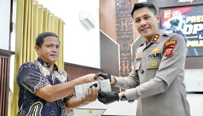Kapolres Indramayu Kembalikan Barang Bukti Kendaraan Secara Gratis Kepada Pemilik