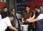 Polres Karimun Musnahkan 321,83 Gram Sabu dan 11,89 Gram Ganja, Tekan Peredaran Narkoba di Jalur Perbatasan