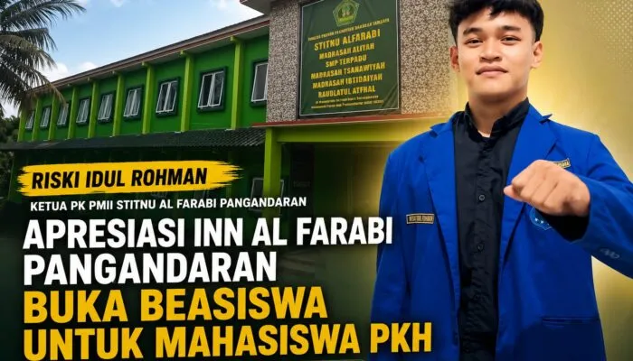 ‎PMII STITNU Apresiasi Program Beasiswa Kuliah Gratis INN Al Farabi Pangandaran