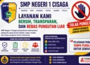 SMPN 1 Cisaga Komitmen Wujudkan Pelayanan Pendidikan Bersih