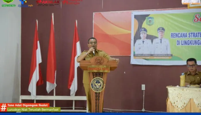 Buka Bimtek Renstra dan Renja, Sekda Palas: Perencanaan Baik Kunci Padang Lawas Maju
